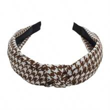 新款艺术布印花头带简约宽边结头带清新简约成人头饰 - 彩色 - 查看 5