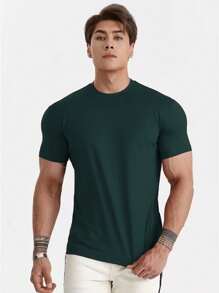 Men T-Shirts - Verde Oscuro - Ver 5