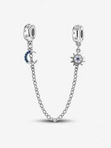 1个镀银Donimiga吊坠饰品，适合女性珠宝DIY手链 - 銀色 - 查看 15