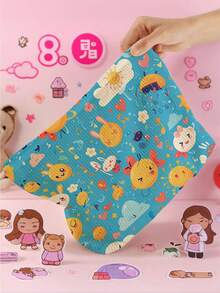 1 túi đựng đồ vệ sinh cá nhân in hình thỏ cô gái người tuyết hoạt hình, túi đựng đồ du lịch cho bãi biển, hồ bơi, đồ bơi, du lịch, đựng mỹ phẩm, đồ trang điểm, cọ, chăm sóc da, điện thoại, tiền xu, đồ dùng nhỏ, thích hợp cho gia đình, quà tặng, ngày lễ, Halloween, Giáng sinh, sử dụng đa năng cho thanh thiếu niên, trường học, đồ trang điểm, đồ đựng trong phòng tắm - Nhiều màu - Xem 12