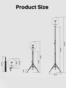 Supporto per luce pesante da 12 pollici con treppiede da 62,99 pollici per studio fotografico, flash elettronico, anello luminoso, live streaming
