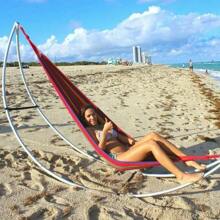2 Person Double Camping Hammock Chair Bed Outdoor Hanging Swing Sleeping Garden