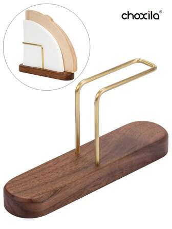 choxila 1 st hållare för kaffefilterpapper, ställ för kaffefilterpapper i valnötsträ, hållare för kaffefilterpapper i hällkaffe Tillbaka till skolan