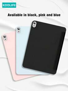 Apple 1 件 Koolife 三折 TPU 纯色全覆盖保护壳，蜂窝散热，防尘，防摔，TPU+PU，兼容 iPad 第 10 代 10.9 英寸、iPad 10.2 英寸（第 7/8/9 代）、iPad 5/6（Air 1/2）、iPad Air 3/Pro 10.5 英寸、iPad Air 4/5 10.9 英寸、iPad Pro 11 英寸（18/20/21/22）、iPad Pro 12.9 英寸（18/20/21/22）、iPad Mini 1/2/3/4/5/6 - 白冰藍 - 查看 9