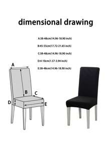 1/2/4/6pcs Christmas Fit Chair Covers, Dining Room Chair Covers, Stretchy Kitchen Chair Covers/Dining Chair Slipcovers, Removable & Washable, Suitable For Home, Hotel, Banquet - Multicolor - View 2