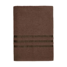 Kit 3 Giant Bath Towels 100% Cotton, Great Absorption, Greece Offer - 陽剛色彩 - 查看 6