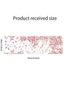 1 件花卉图案墙贴、贴纸、墙贴、乙烯基贴花用于家居装饰、春季装饰品让您的家焕然一新、节日装饰贴纸礼物生日毕业