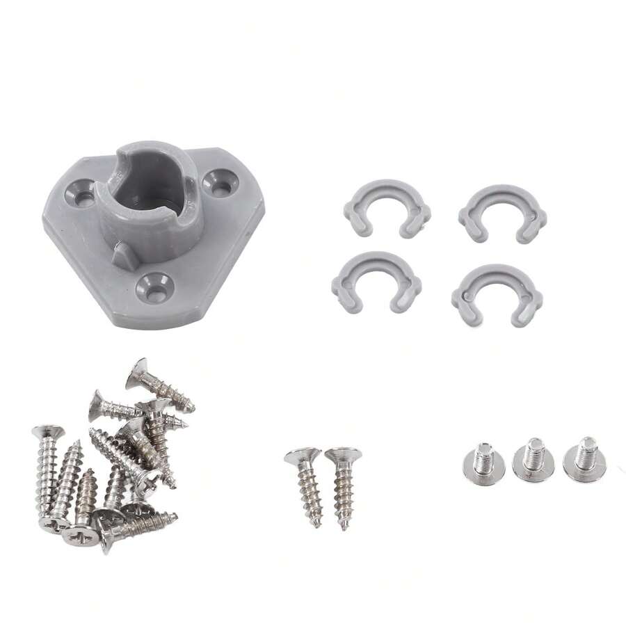 Blind Corner Cabinet Tray 2 Tier Height Adjustable Strong Load Bearing Cabinet Swing Pull Out Organizer Right Open - Grey - View 1