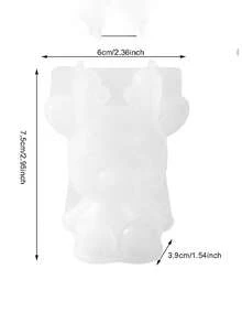 小立方体几何蜡烛模具香薰蜡烛硅胶模具 - 彩色 - 查看 7