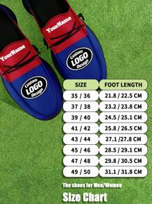 Men's Custom Logo Custom Name Loafers, Buffalo Football Designed Lightweight Comfortable London Sole Canvas Shoes For Spring, Summer, Autumn And Winter, Slouchy Loafers, Personalized Fun Unique Gift For Mom/Dad/Her/Him/Girlfriend/Boyfriend/Wife/Husband/Friend