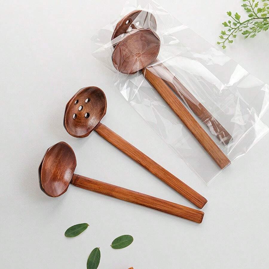 Japanese Ramen Spoon Restaurant Nanmu Wooden Turtle Shell Spoon Hot Pot