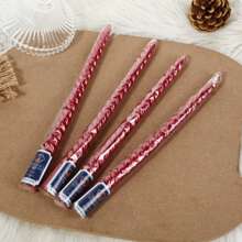 1 Box Of 4 Pcs Conical Spiral Candles, 1 Box Of 2 Pcs Coarse & Fine Spiral Long Candles, Suitable For Seasonal Festival Photography Atmosphere, Gifts, Romantic Candlelight Decor, Men/Women Gift, Outdoor Picnic Emergency Lighting, Odorless Dinner Party/Birthday/Wedding/ Candles,Room Decor,Gifts - Multicolor - View 23