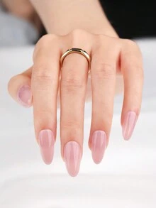 30 chiếc móng tay hình quả hạnh nhân ngắn đơn giản, móng tay giả, móng tay giả, móng tay giả, bộ làm móng tay, có thể tháo rời, phủ toàn bộ, lâu trôi, bao gồm 1 tờ keo dán và 1 dũa nhỏ, hoàn hảo để sử dụng hàng ngày - Nhiều màu - Xem 2