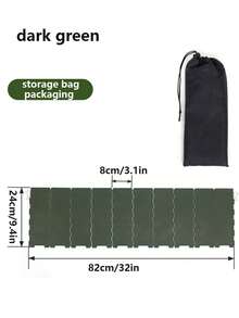 1 袋新款加厚户外露营气炉防风板，野营炉便携可折叠挡风板 - 彩色 - 查看 9