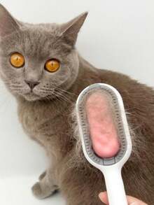 4 Pieces Pet Hair Trimmer Multi Functional Silicone Comber For Cats, Dogs And Puppies Promotion - 彩色 - 查看 2