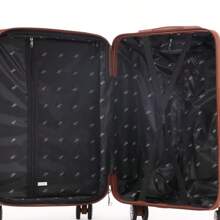 360° Carry-On Suitcase, Easy On The Plane. 2 Zippers, Expandable, Double Wheels, 9kg 10kg, New 2024 - 乾枯玫瑰色 - 查看 5