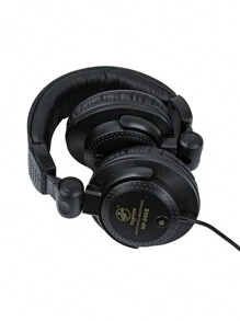 Professional Studio Recording Headphones Audio Headset Wired 3.5mm Hifi Monitor Headphones For Computer Music DJ - Black - View 7