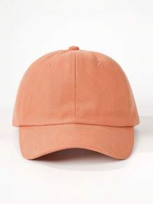 1pc Solid Color Baseball Cap,Adjustable,Sun Protection,Casual Outdoor,Suitable For Spring,Autumn,Travel,Beach Vacation, Unisex Young People Hat, Y2K Style