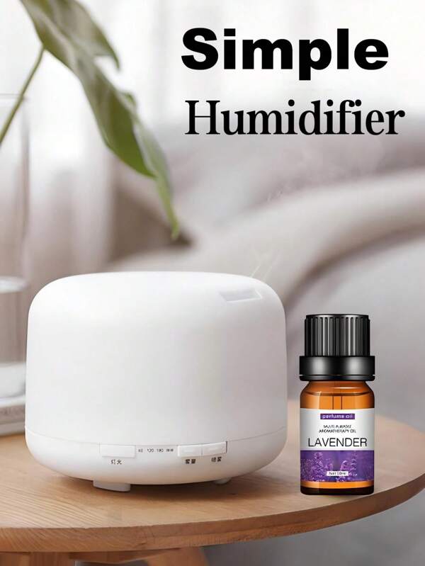 Minimalist Aroma Diffuser, USB Powered, 300ml/500ml Ultrasonic Mist, Large Capacity, Home Air Purifier For Bedroom & Car, Gift