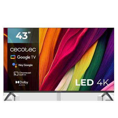 Cecotec A4-Serie ALU40043 43-Zoll-LED-Fernseher mit 4K-UHD-Auflösung ✅ Lieferung in 3-5 Tagen nach Spanien (Halbinsel)