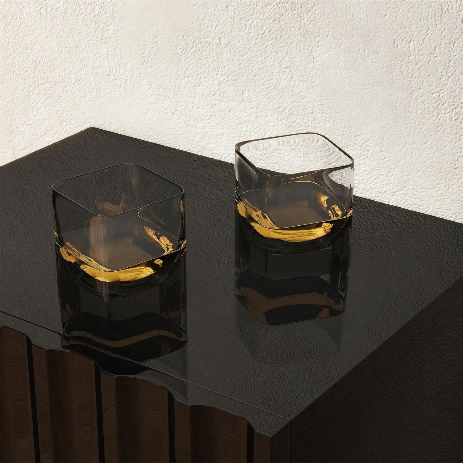 3Drawer Nightstand Side Table With LED, Manufactured Wood Beside Table