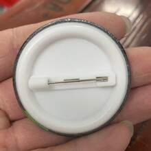 1pc 4.4cm/1.73inch Funny Alien Cat Print Pin Badge/Brooch, Button Pin, Suitable For Attaching To Clothes, Bags, Backpacks, Fun Gift For Friends And Family