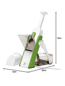 Cortador de verduras, picador de alimentos, Multifuncional De Cocina 5 En 1, Rebanar, Cortar En Cubos, Picar