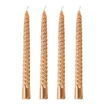 1 Box Of 4 Pcs Conical Spiral Candles, 1 Box Of 2 Pcs Coarse & Fine Spiral Long Candles, Suitable For Seasonal Festival Photography Atmosphere, Gifts, Romantic Candlelight Decor, Men/Women Gift, Outdoor Picnic Emergency Lighting, Odorless Dinner Party/Birthday/Wedding/ Candles,Room Decor,Gifts - Multicolor - View 29