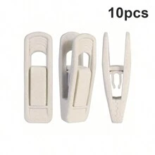 10pcs /20pcs Velvet Hangers Clips, Pants Hangers Velvet Clips, Strong Finger Clips Perfect For Thin Velvet Hangers