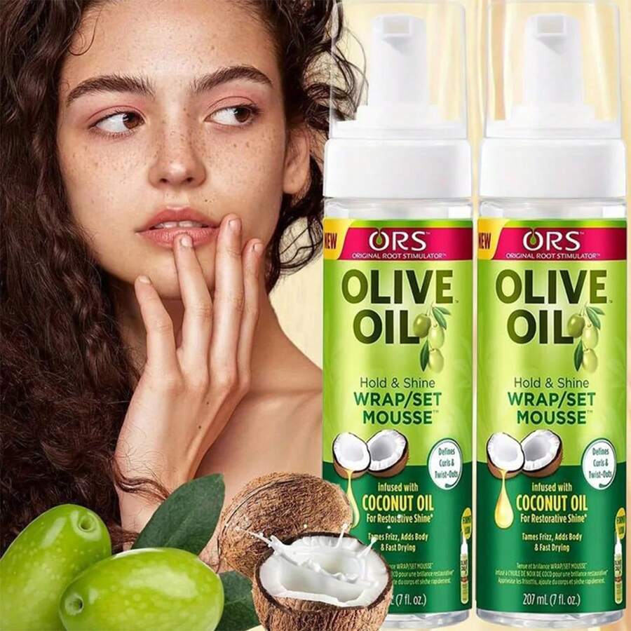 Olive Oil Curly Styling Mousse Natural Ingredient Curly Long Lasting