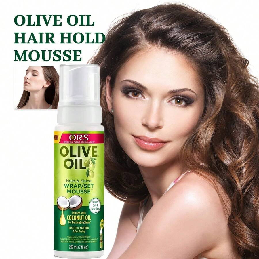 Olive Oil Curly Styling Mousse Natural Ingredient Curly Long Lasting