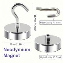 100 LBS Ganchos Magnéticos. Acessórios de Navio de Cruzeiro, Suporte de Porta, Chaves, Casa, Escritório, Churrasqueira. Melhores Presentes