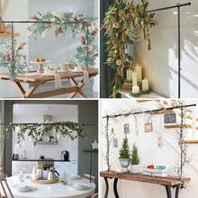 Suporte de Haste sobre a Mesa com Grampos, Ajustável, 95cm de Altura, 240cm de Comprimento, Arco de Mesa de Metal Preto para Pendurar Balões para Decoração de Casamento, Aniversário, Halloween, Natal