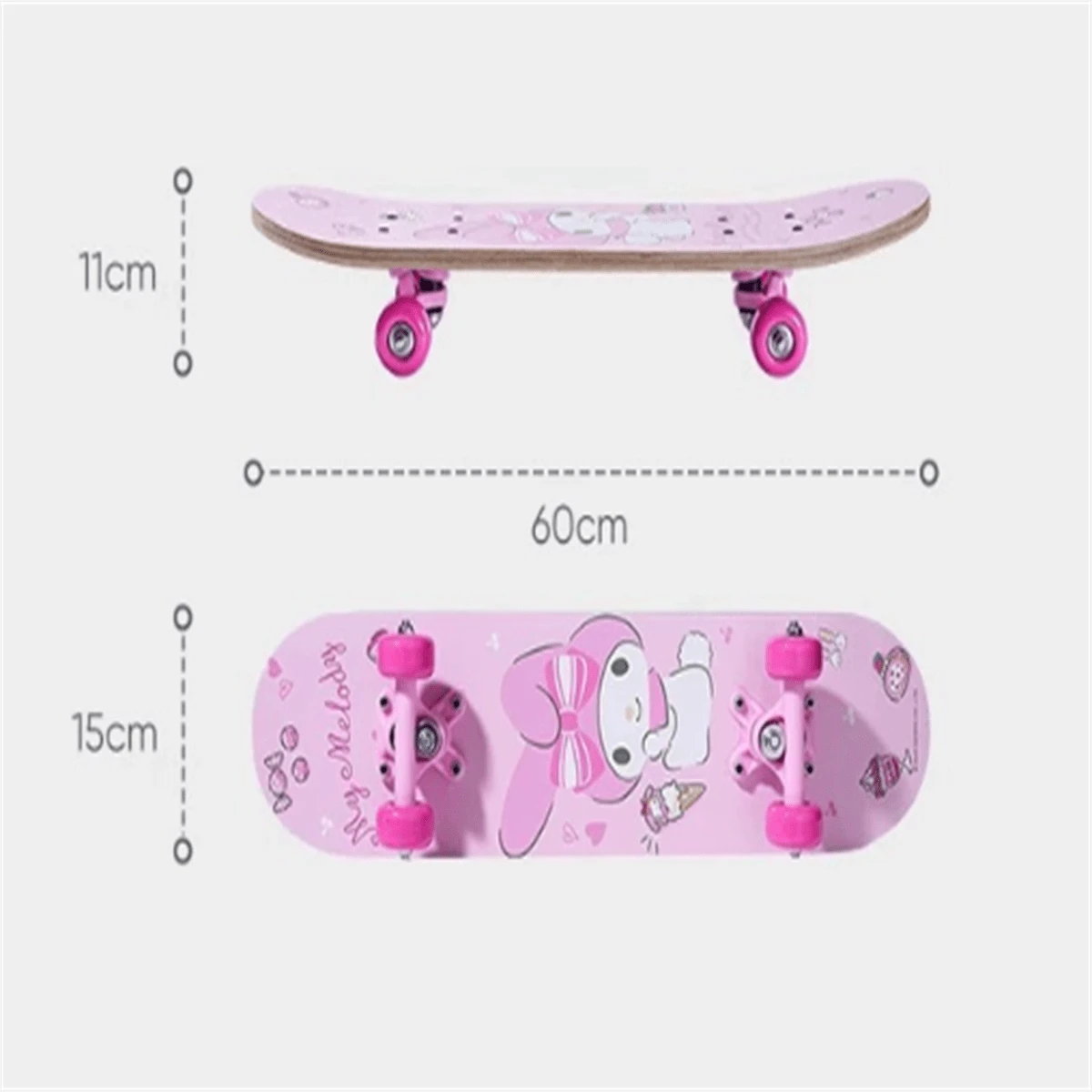 3pcs Kids Skateboard For 3612 Years Old Boys & Girls, Beginner 4