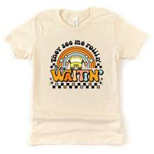 They See Me Rollin' Rainbow | Youth Graphic Short Sleeve Tee
