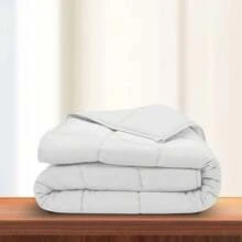 Ultra Soft Down Alternative Comforter Reversible Duvet Insert With Corner Tabs - 白色 - 查看 2