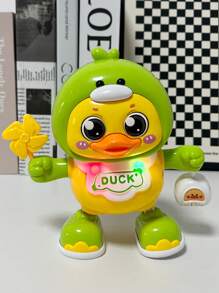 1pc Kid's Electronic Musical Duckling Toy, Singing, Dancing, Lighting-Up, Birthday Gift For Babies, Halloween And Christmas Present For Boys & Girls