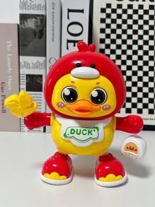 1pc Kid's Electronic Musical Duckling Toy, Singing, Dancing, Lighting-Up, Birthday Gift For Babies, Halloween And Christmas Present For Boys & Girls