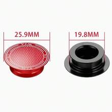 自行车曲柄臂防尘罩 - 空心链轮防尘盖一体式链轮右侧铝合金防尘罩 - 彩色 - 查看 2