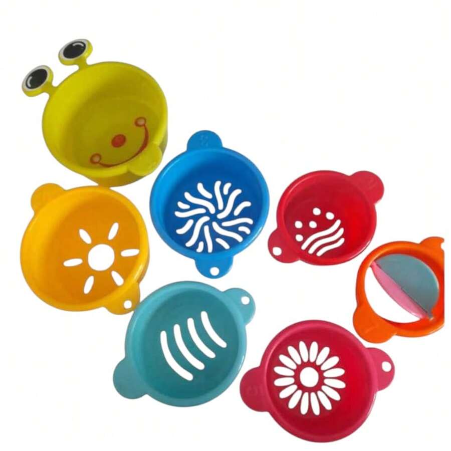 Early Educational Cups, Toys, 7 Pieces, Baby Stackin - 彩色 - 查看 1