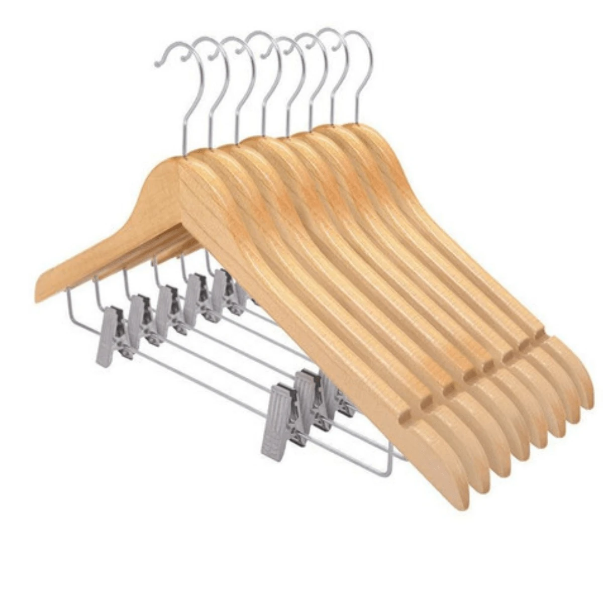100 Luxury Noble Ivory Wooden Hangers Wholesale - 木頭 - 查看 1