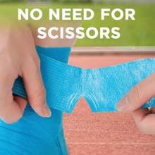 LI-NING Vendaje elástico autoadhesivo, unisex, equipo de protección, deporte profesional, AXWU073 - Azul - Ver 4