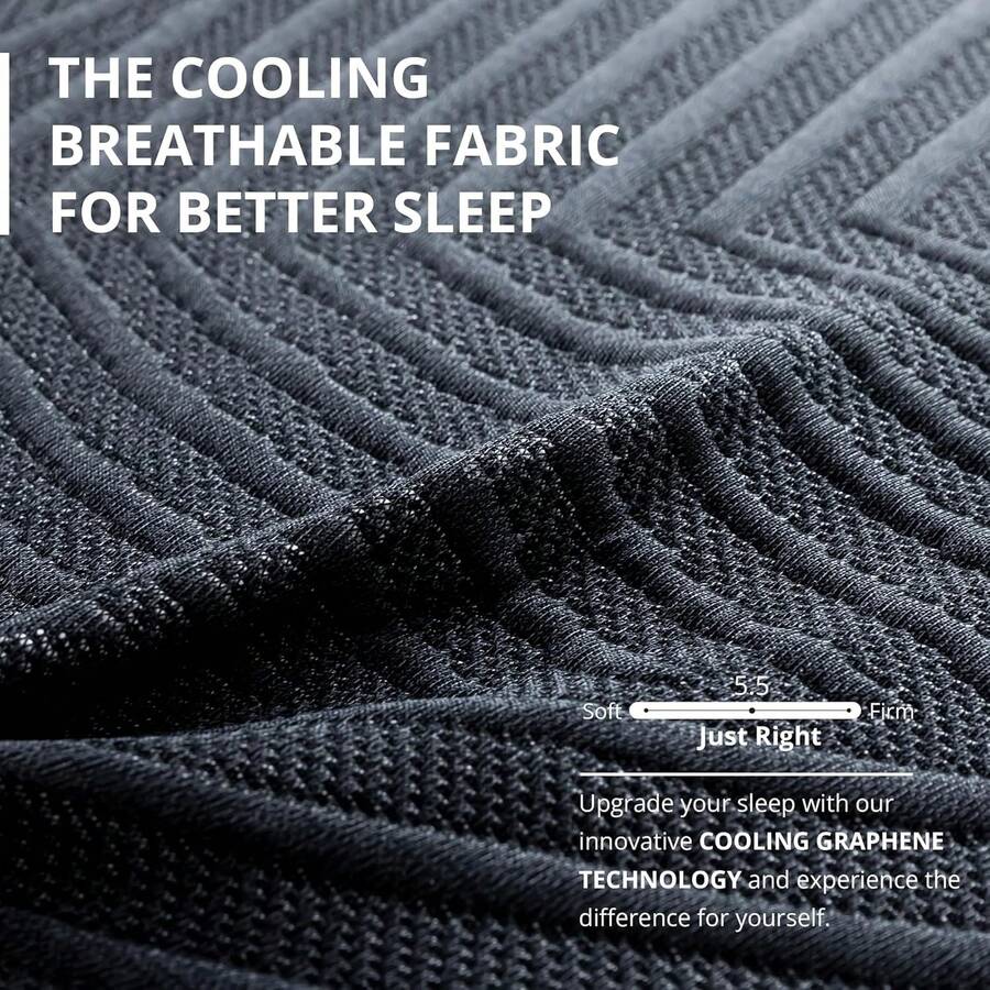 EMUQUD Memory Foam Mattress For Back Pain, Cooling Gel Mattress Bed In