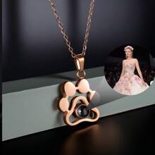 Collar personalizado con foto de mascotas, impresión de patita, nano proyección, regalo de fiesta, graduación, cumpleaños