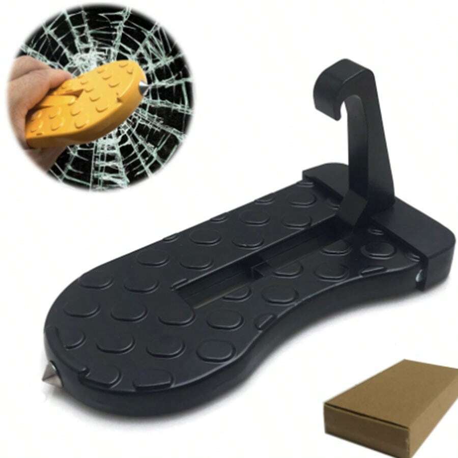 Car Pedals, Foot Pedals Mounted On The Latch, With Glass Breakers For
