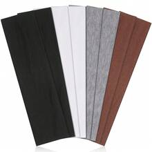 8 Gói Băng Đô Chống Trượt Cho Nữ - Băng Đô Thể Thao Thời Trang Cho Nữ - Băng Đô Co Giãn Mềm Mại Cho Yoga, Thể Thao Ngoài Trời Chạy Bộ - Nhiều màu - Xem 7