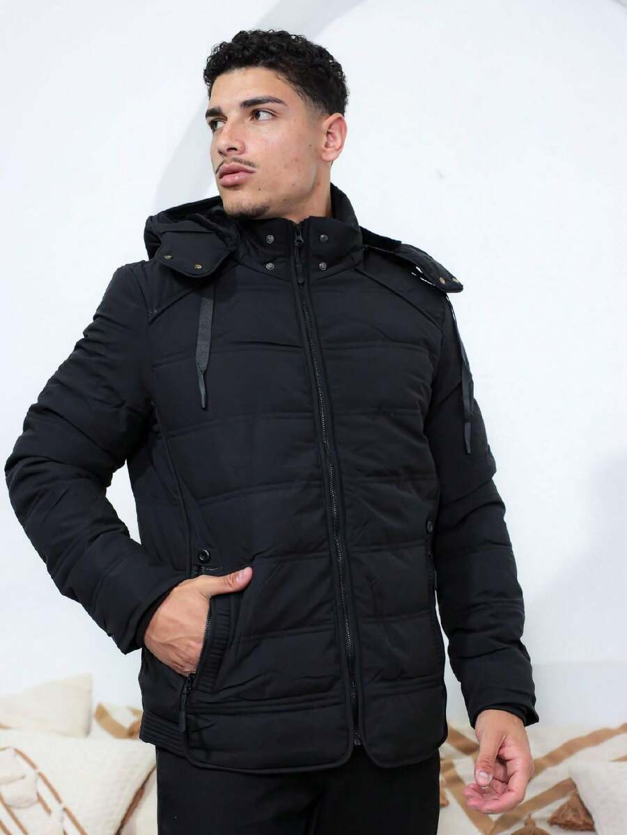 Men's Padded Bobojaco Jacket - 黑色 - 查看 1