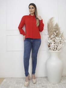 SHIRT - 레드 - 보기 3