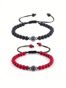 Pulsera personalizada con cuentas de ojo de tigre y proyección de foto, regalo de pulsera de proyección de foto personalizada para vacaciones, cumpleaños, festival