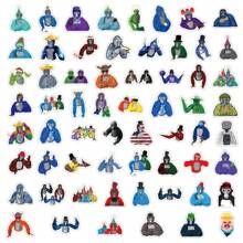 60 miếng dán thẻ Gorilla, đồ trang trí sinh nhật, hình dán động vật, hình dán Graffiti, hình dán nghệ thuật, hình dán Vinyl, bộ hình dán máy tính xách tay thẩm mỹ, hình dán ván trượt, hình dán chai nước, hình dán sổ tay - Nhiều màu - Xem 3